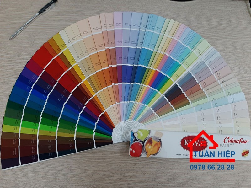 Bảng màu sơn KOVA tại Kiến An Hải Phòng không chỉ đa dạng về màu sắc mà còn được sản xuất bằng công nghệ hiện đại, đem lại hiệu quả bảo vệ và trang trí cho ngôi nhà của bạn. Hãy đến ngay để tìm kiếm bảng màu ưng ý của bạn.